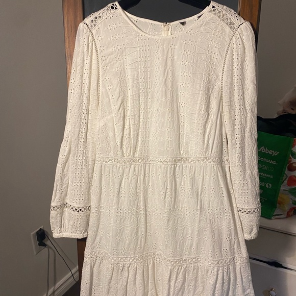 J. Crew white eyelet dress size 8 - Picture 3 of 11